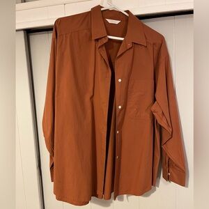 Rust Button Down Shirt